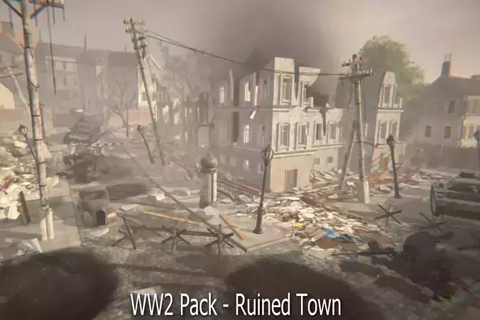 WW2 Pack - Ruined Town