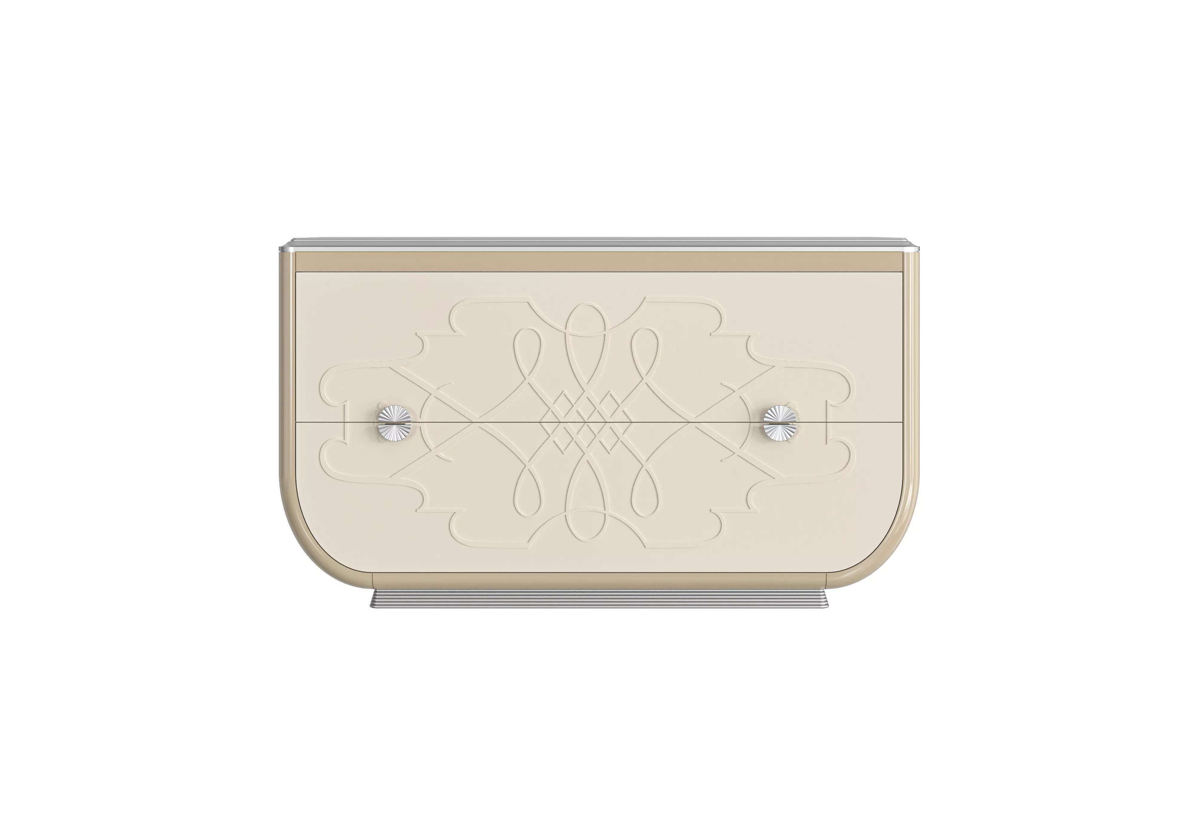 Wave flow chest of drawers by MODENESE 3D model