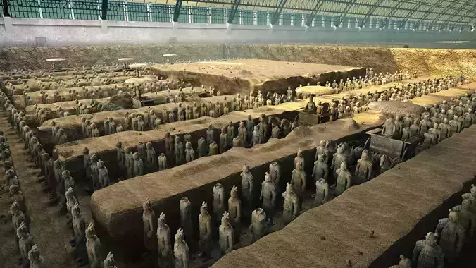 Terracotta Army 3D model