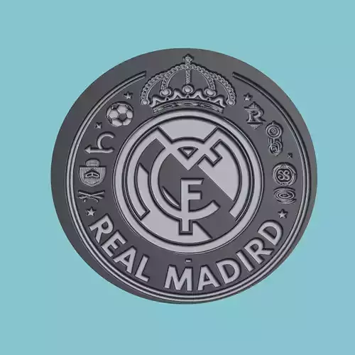 Real Madrid Medallion Football