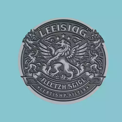 RB Leipzig Medallion Football