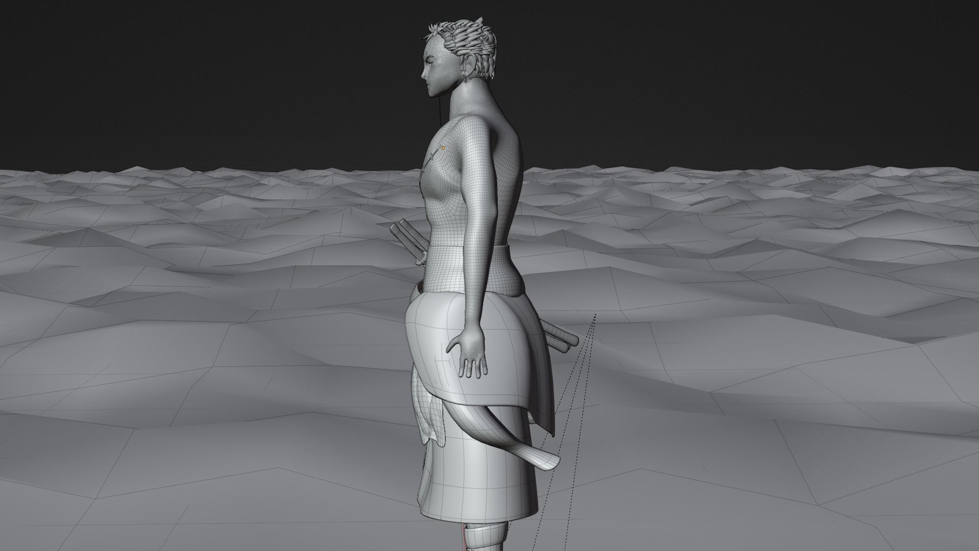 Roronoa Zoro Low-poly 3D model_10