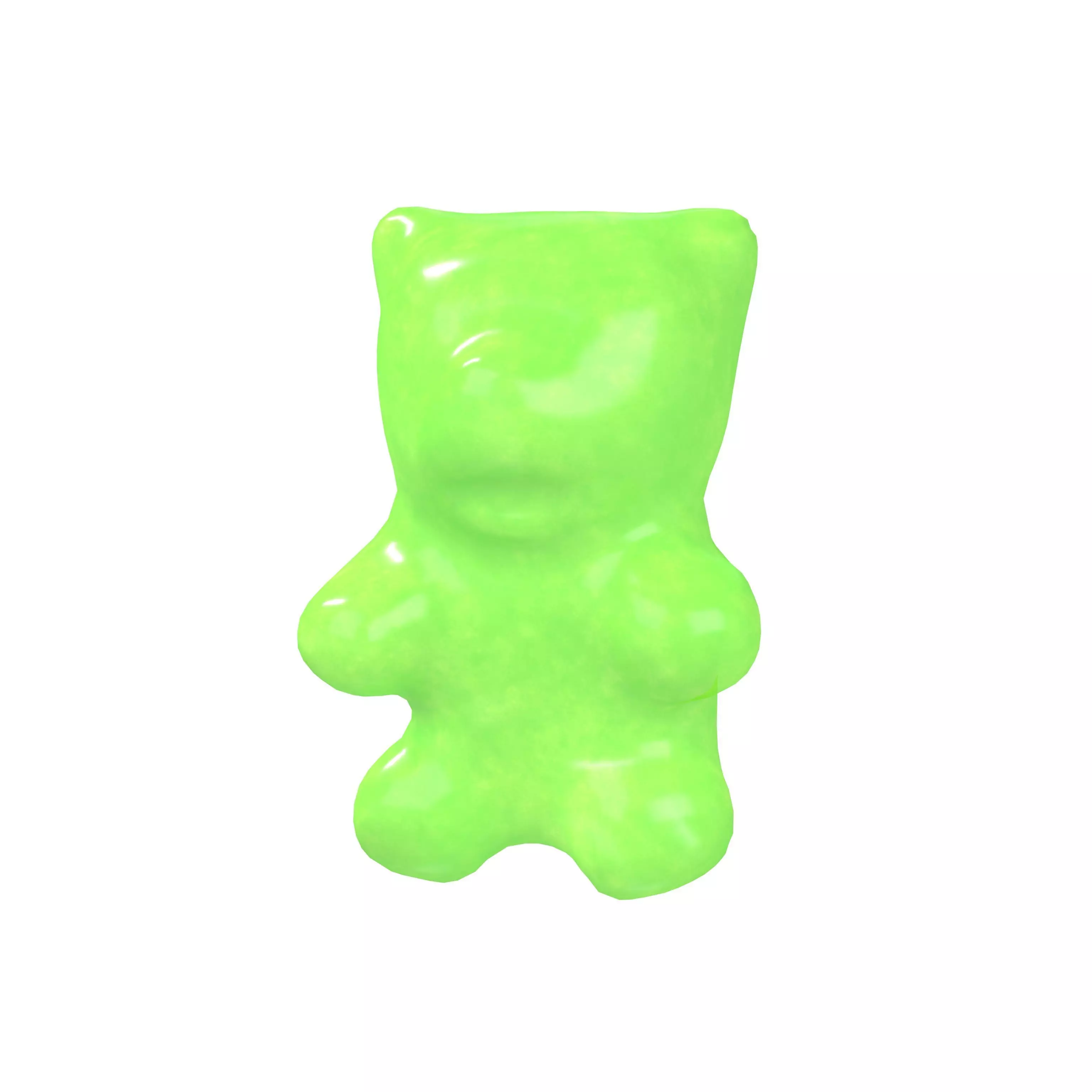 Bear Style Candy V1 003 Low-poly 3D model_0
