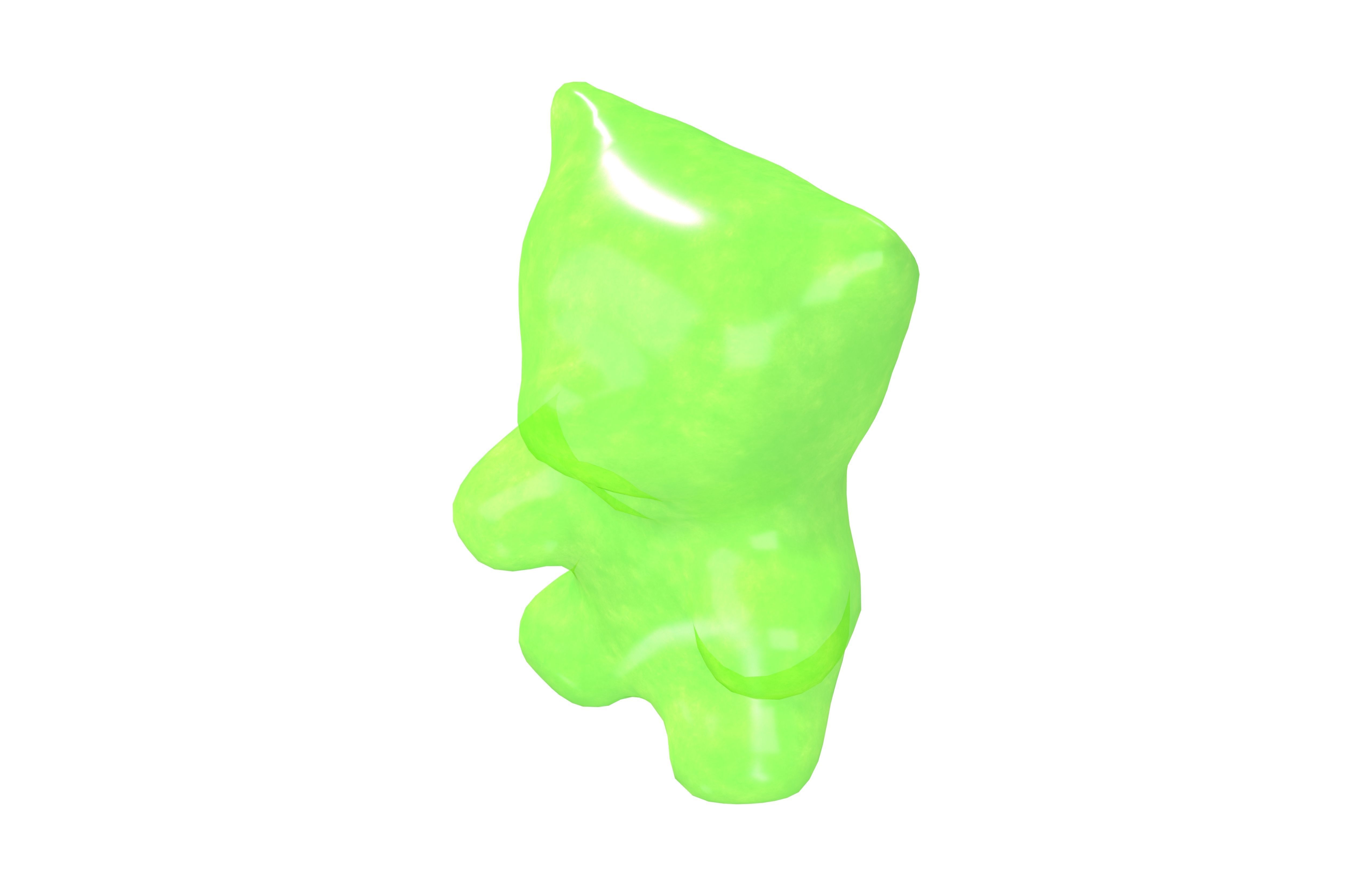 Bear Style Candy V1 003 Low-poly 3D model_2