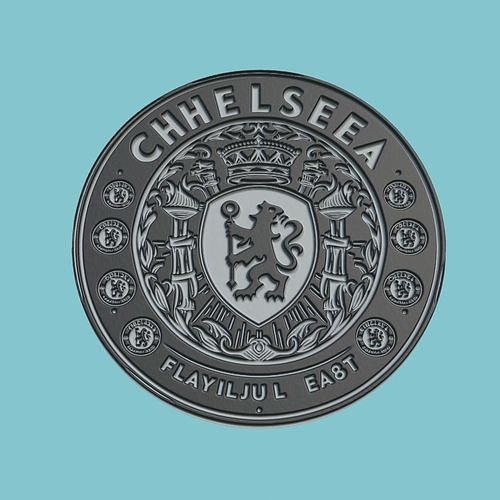 Chelsea Medallion Football 3D print model