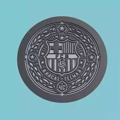 FC Barcelona Medallion Football