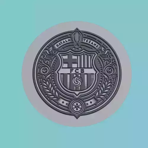 FC Barcelona Medallion Football