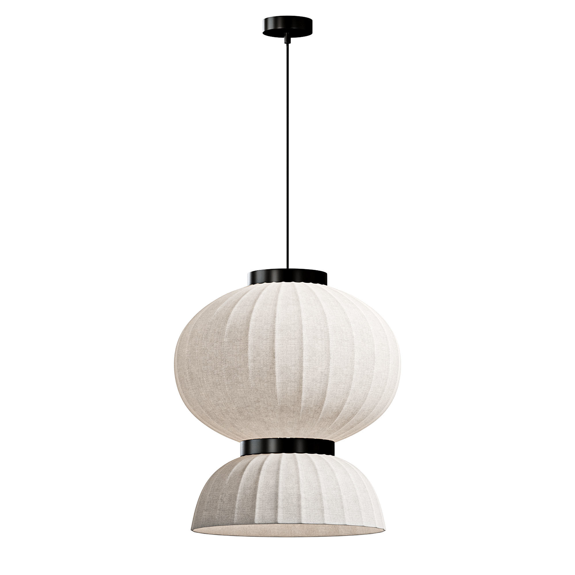 Renne Pendant Lights 3D model_2