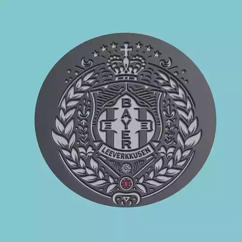 Bayer Leverkusen Medallion Football