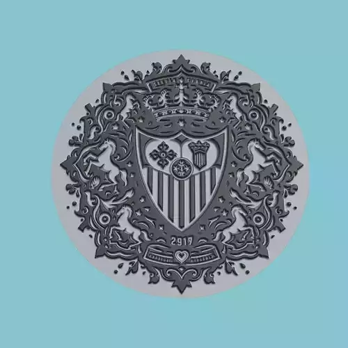 Sevilla FC Medallion Football