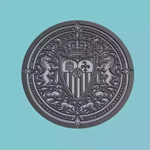 Sevilla FC Medallion Football