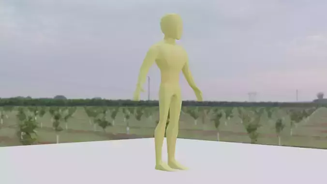 body male base mesh free Free low-poly 3D model