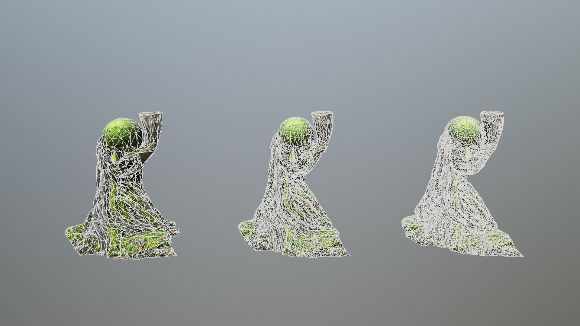 Hands of the devil Low-poly 3D model_12