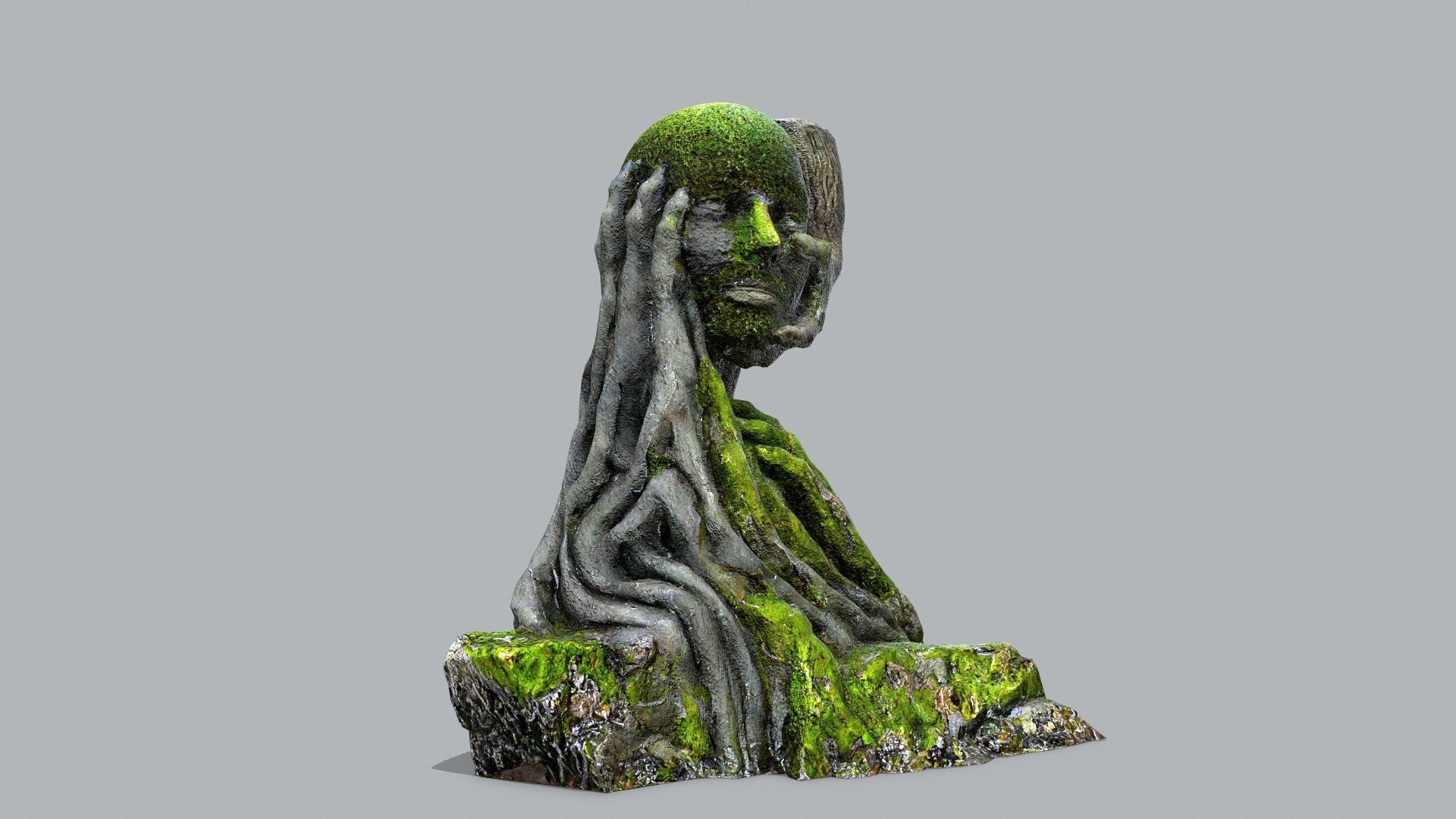 Hands of the devil Low-poly 3D model_1