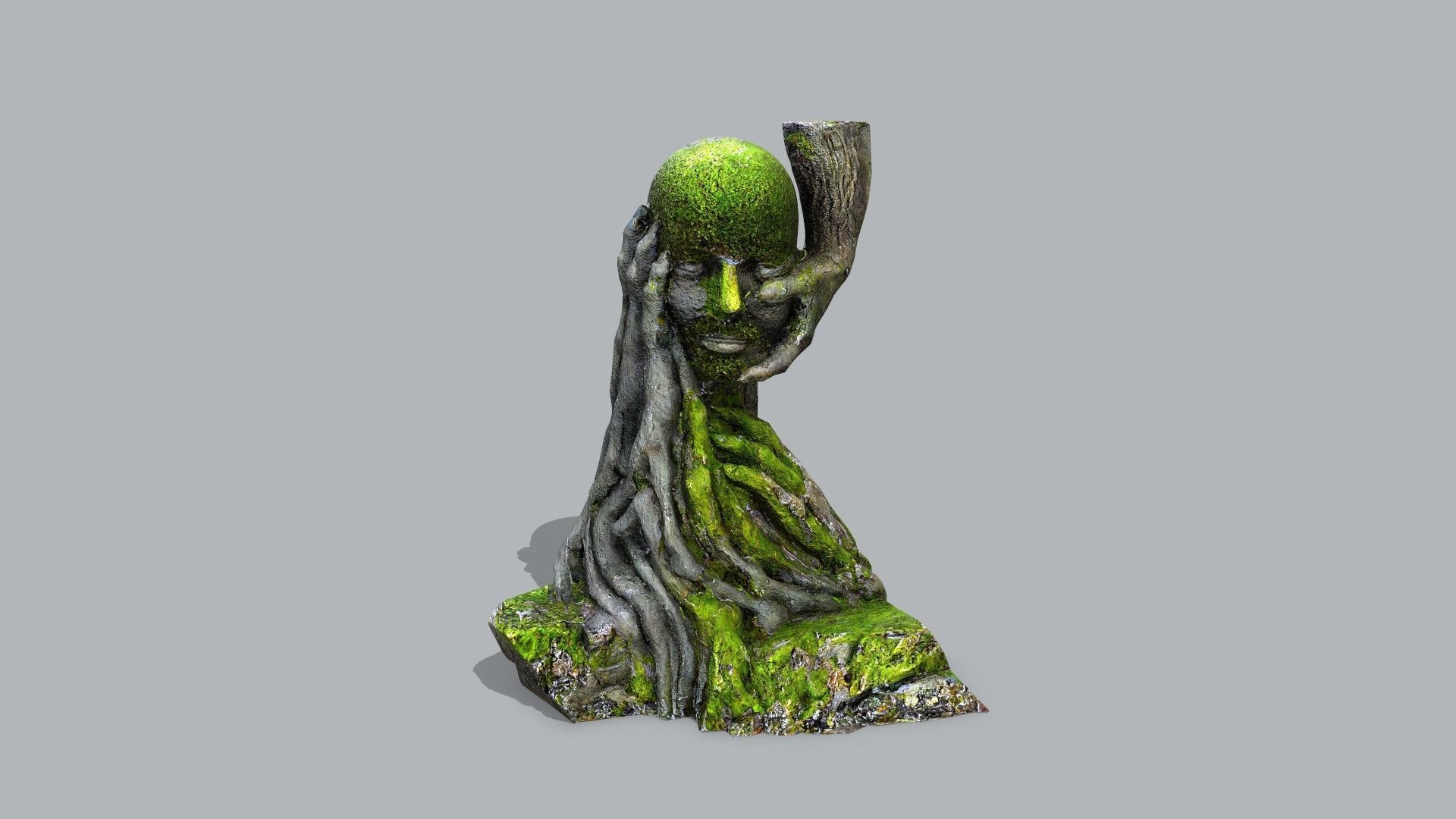 Hands of the devil Low-poly 3D model_2