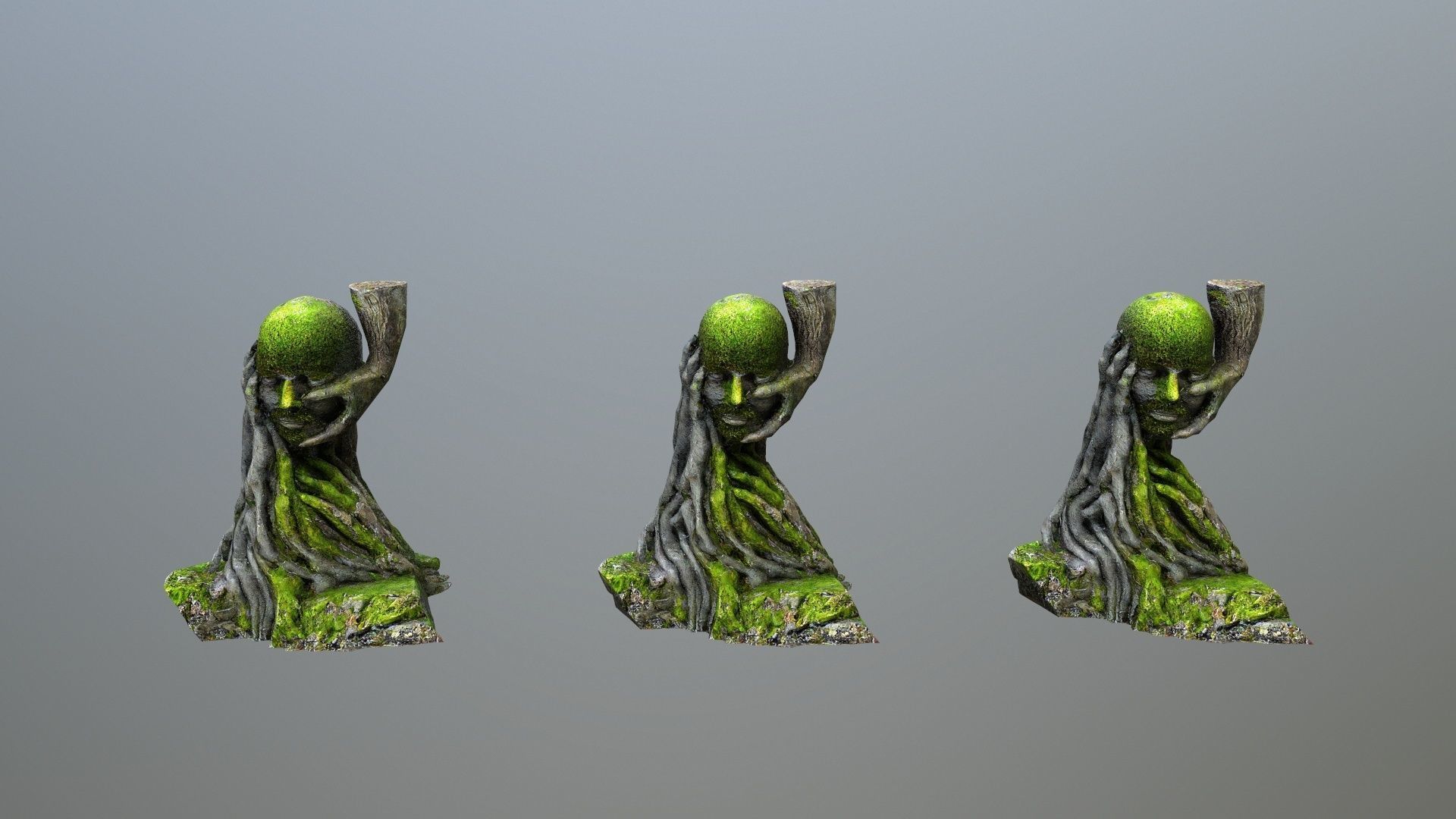 Hands of the devil Low-poly 3D model_11