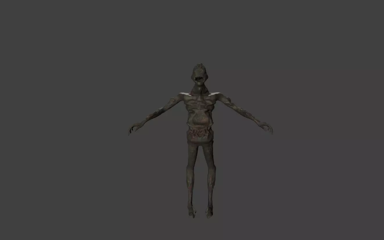 Monster Low-poly 3D model_0