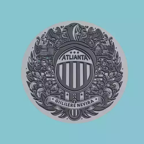 Atalanta BC Medallion Football