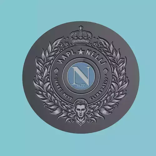SSC Napoli Medallion Football