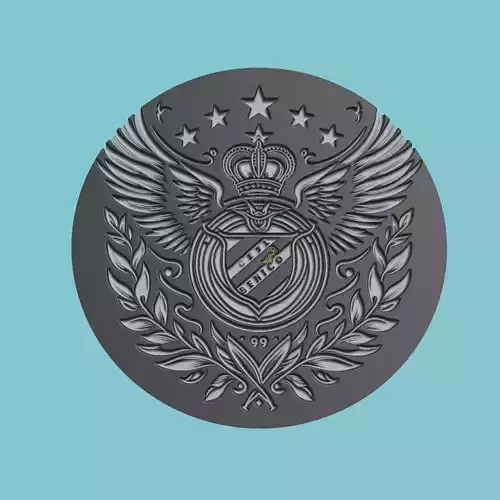 SL Benfica Medallion Football