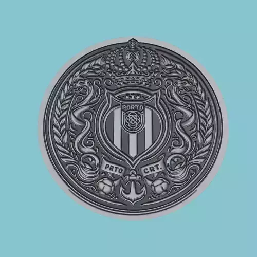 FC Porto Medallion Football 3D print model