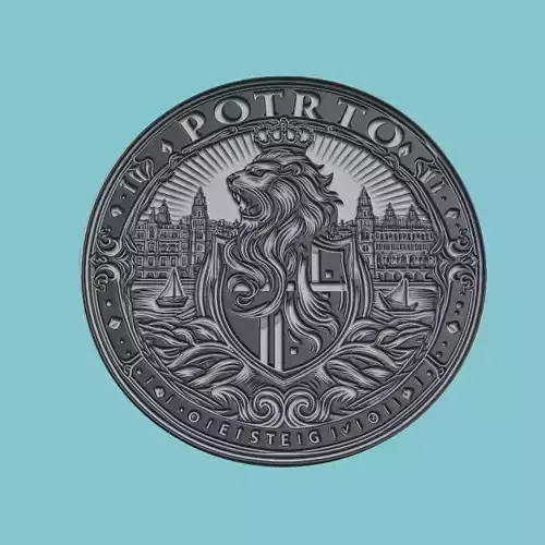 FC Porto Medallion Football 3D print model