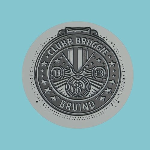 Club Brugge KV Medallion Football 3D print model