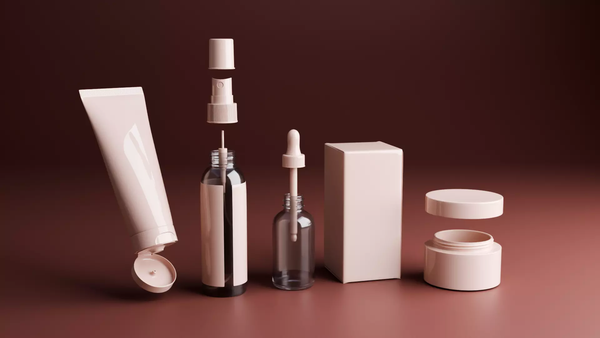 Cosmetic Product 3D model_0