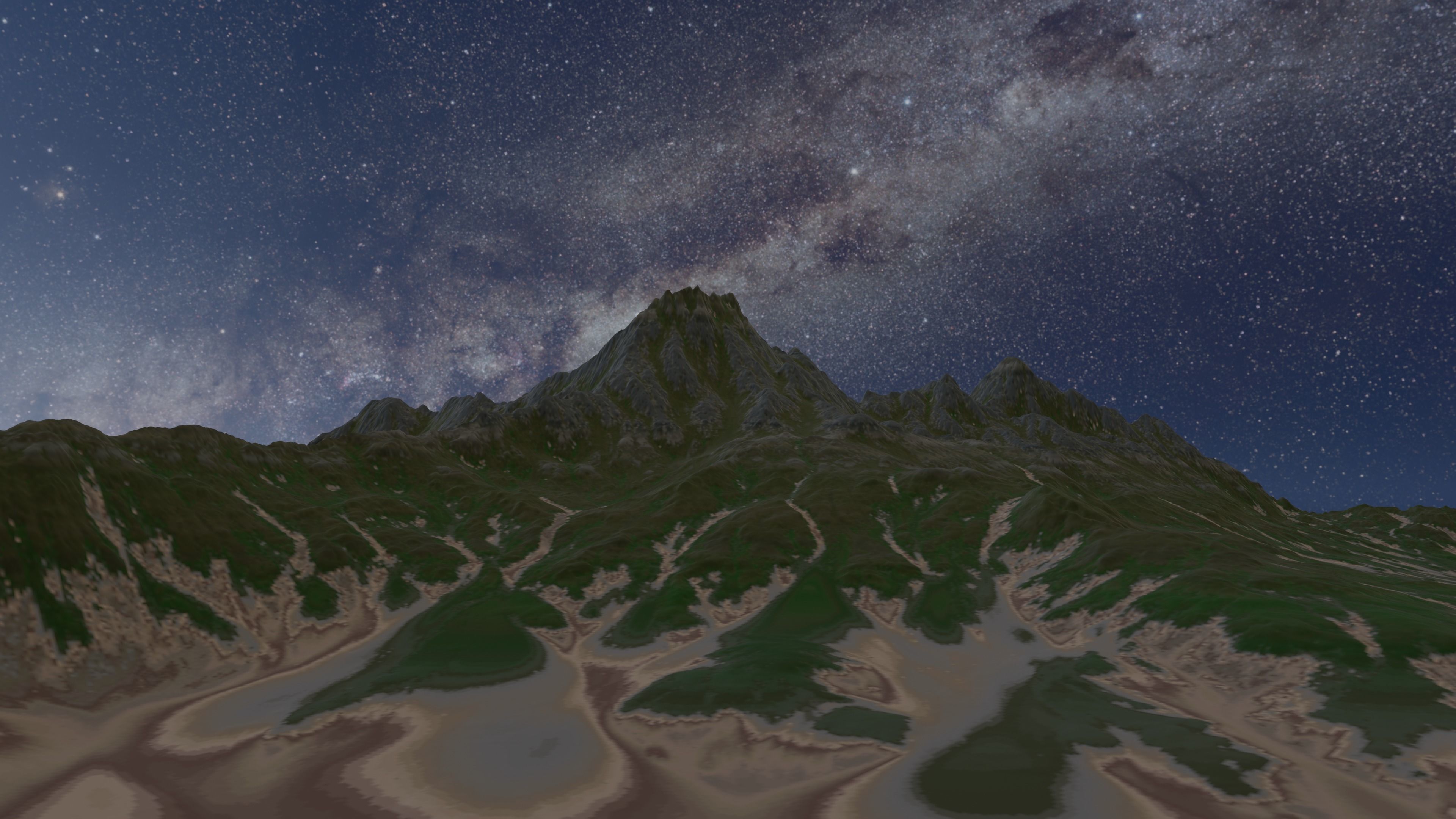 High Quality Mountain 3D model_6