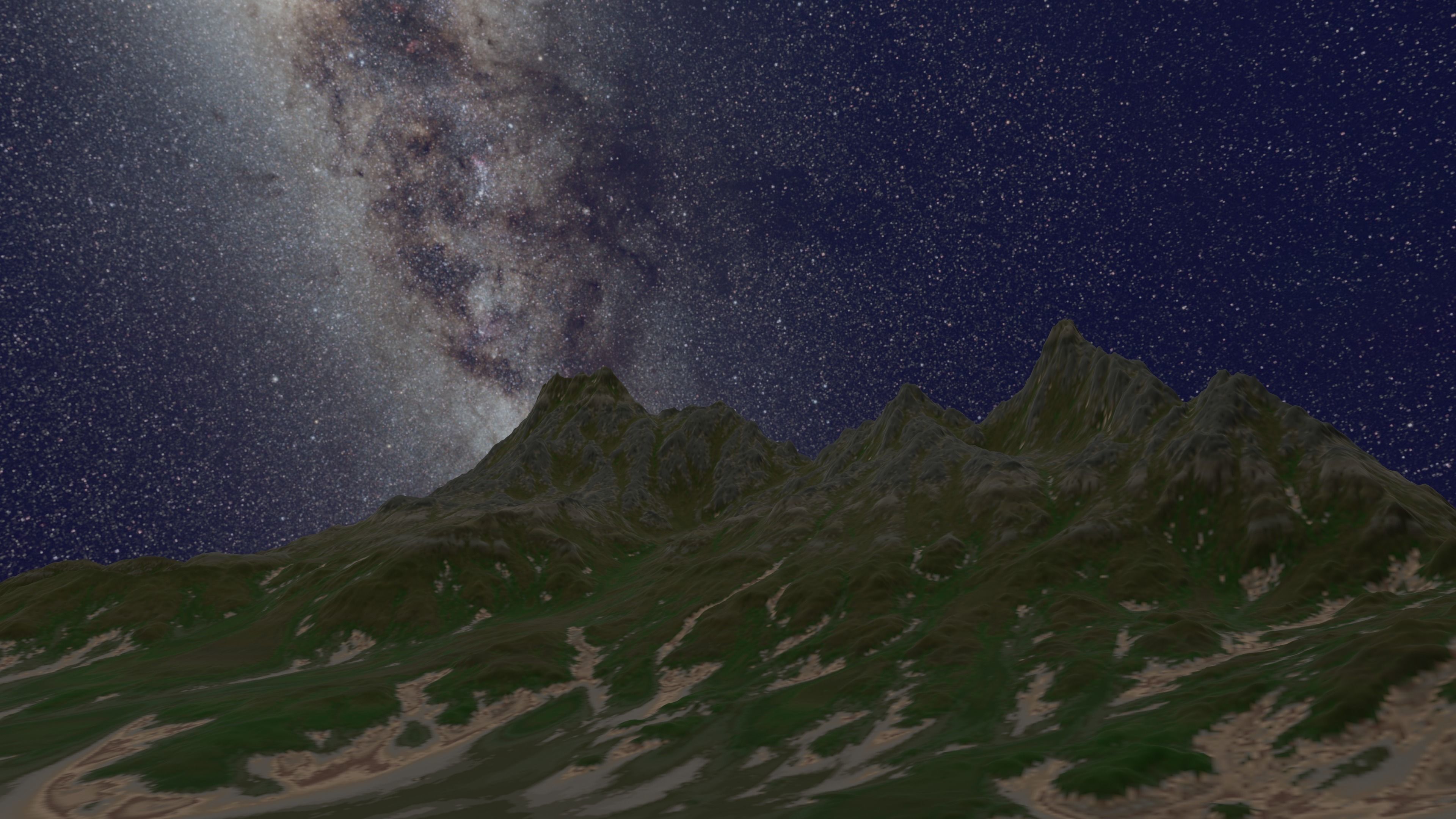 High Quality Mountain 3D model_7