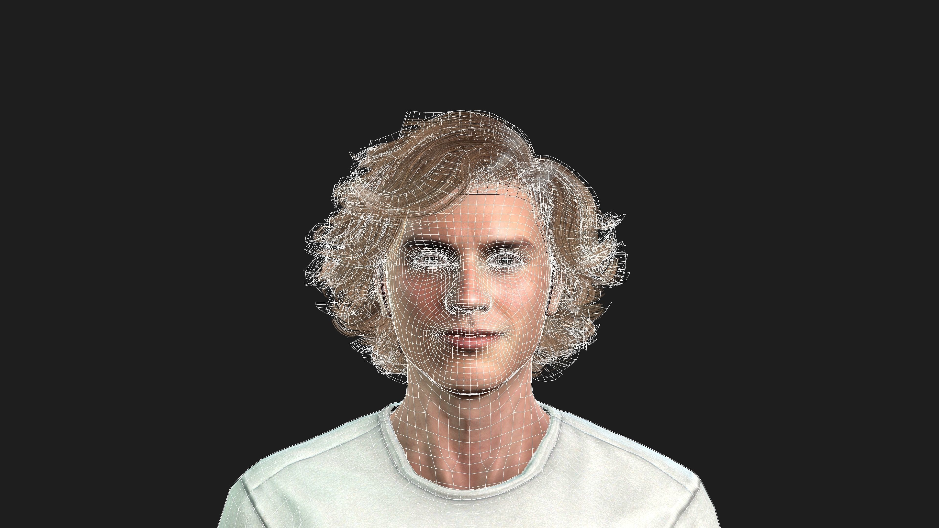 Rigged and Textured Male 3D Model for Games and animations 3D model_4