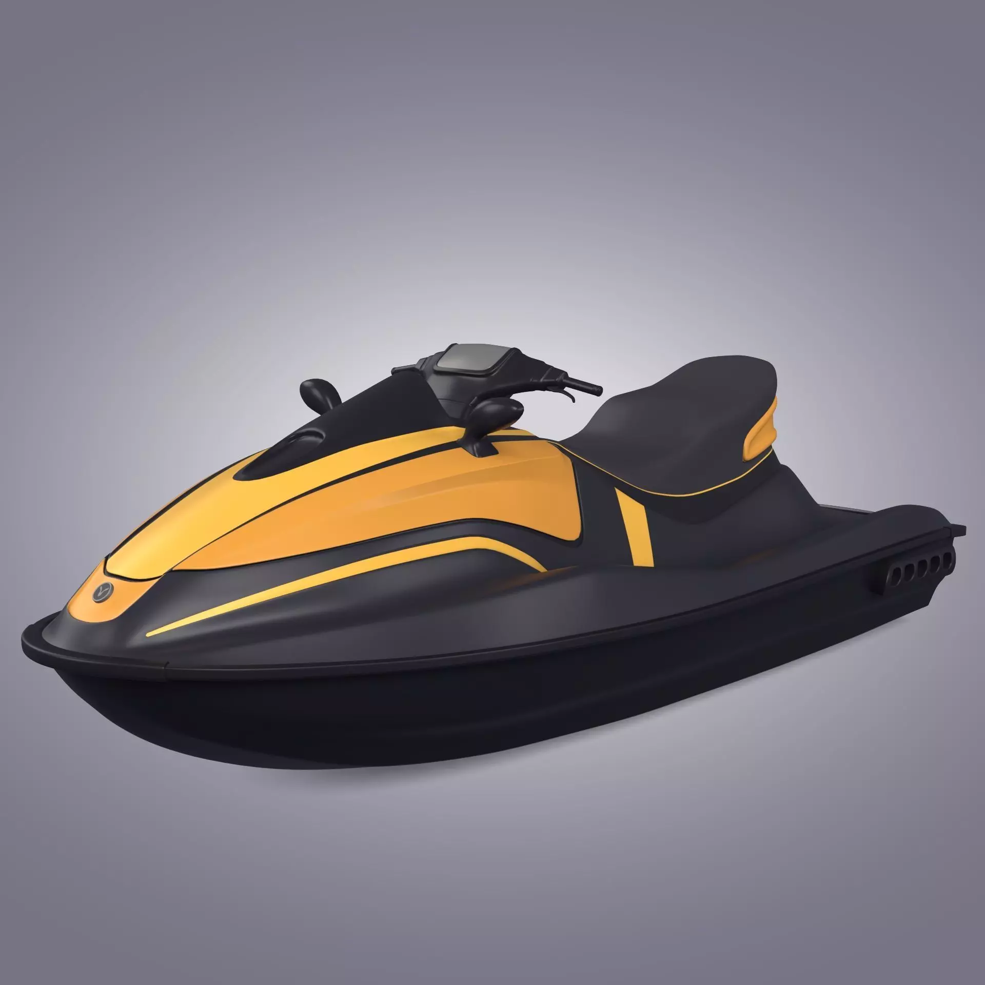Generic Jetski - Jet ski - Personal Watercraft - Water Craft Low-poly 3D model_0