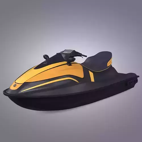 Generic Jetski - Jet ski - Personal Watercraft - Water Craft Low-poly 3D model