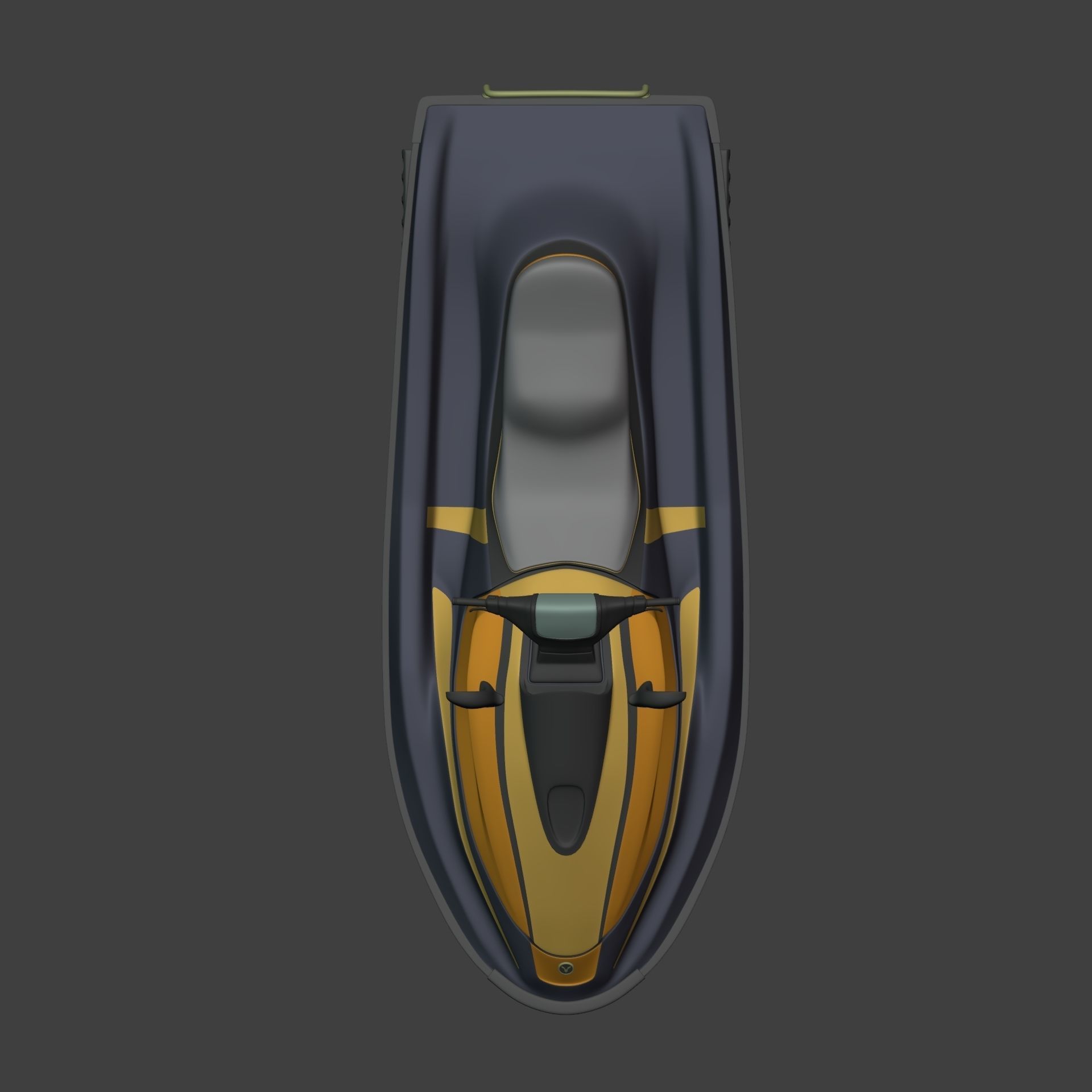 Generic Jetski - Jet ski - Personal Watercraft - Water Craft Low-poly 3D model_13