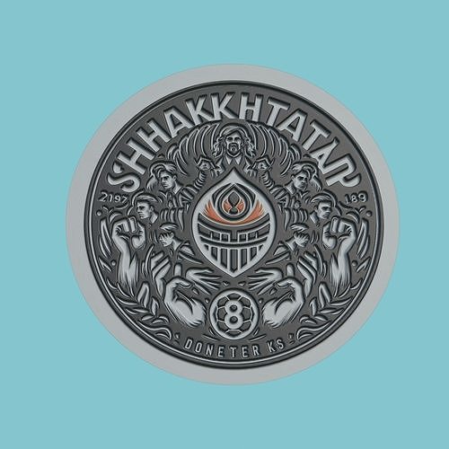 Shakhtar Donetsk Medallion Football 3D print model