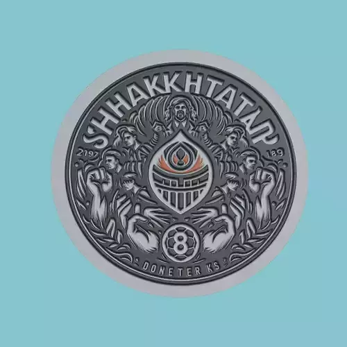 Shakhtar Donetsk Medallion Football 3D print model