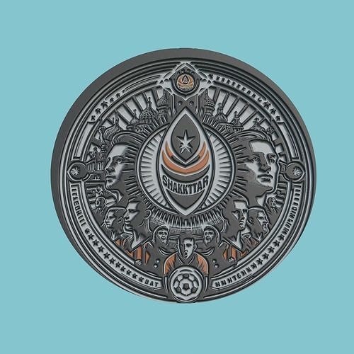 Shakhtar Donetsk Medallion Football 3D print model