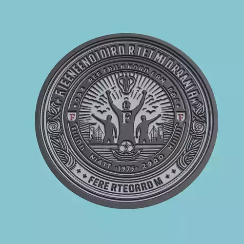 Feyenoord Rotterdam Medallion Football