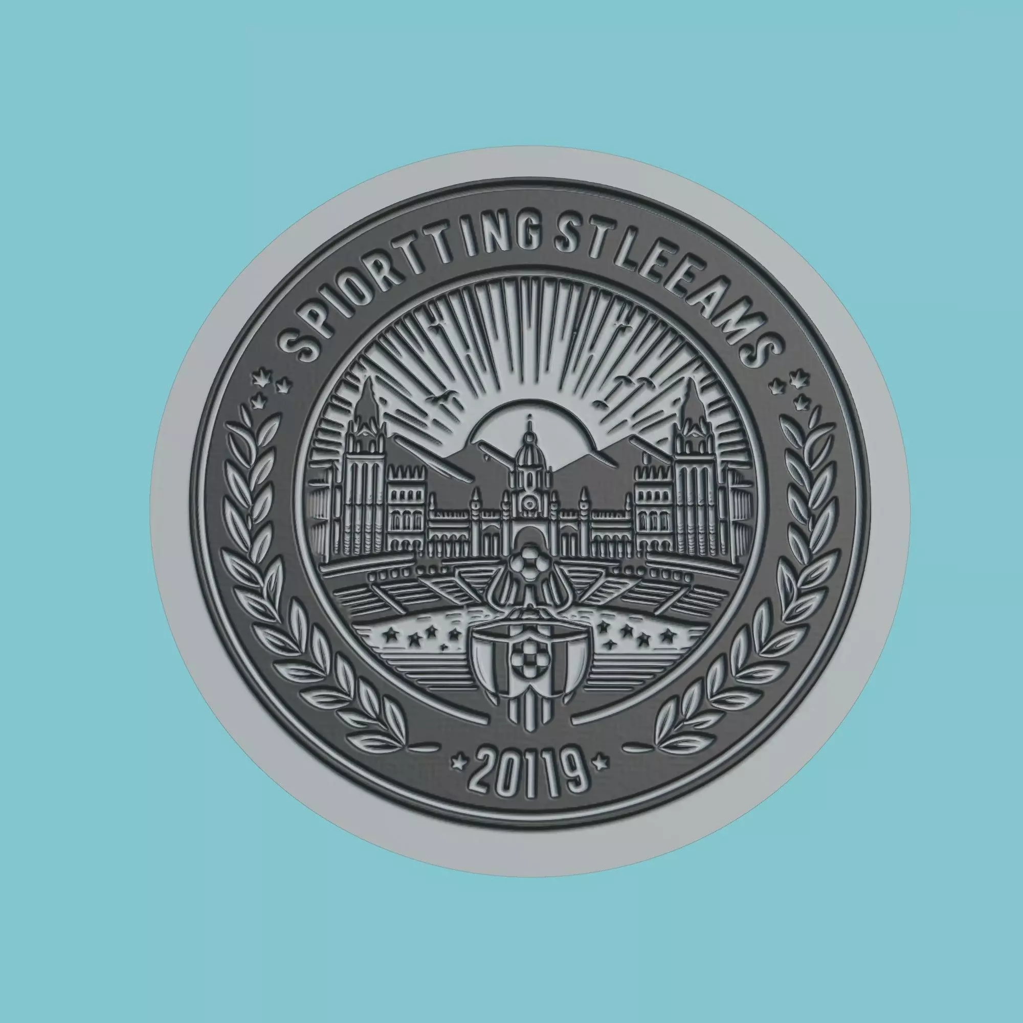 Sporting CP Medallion Football 3D print model_0