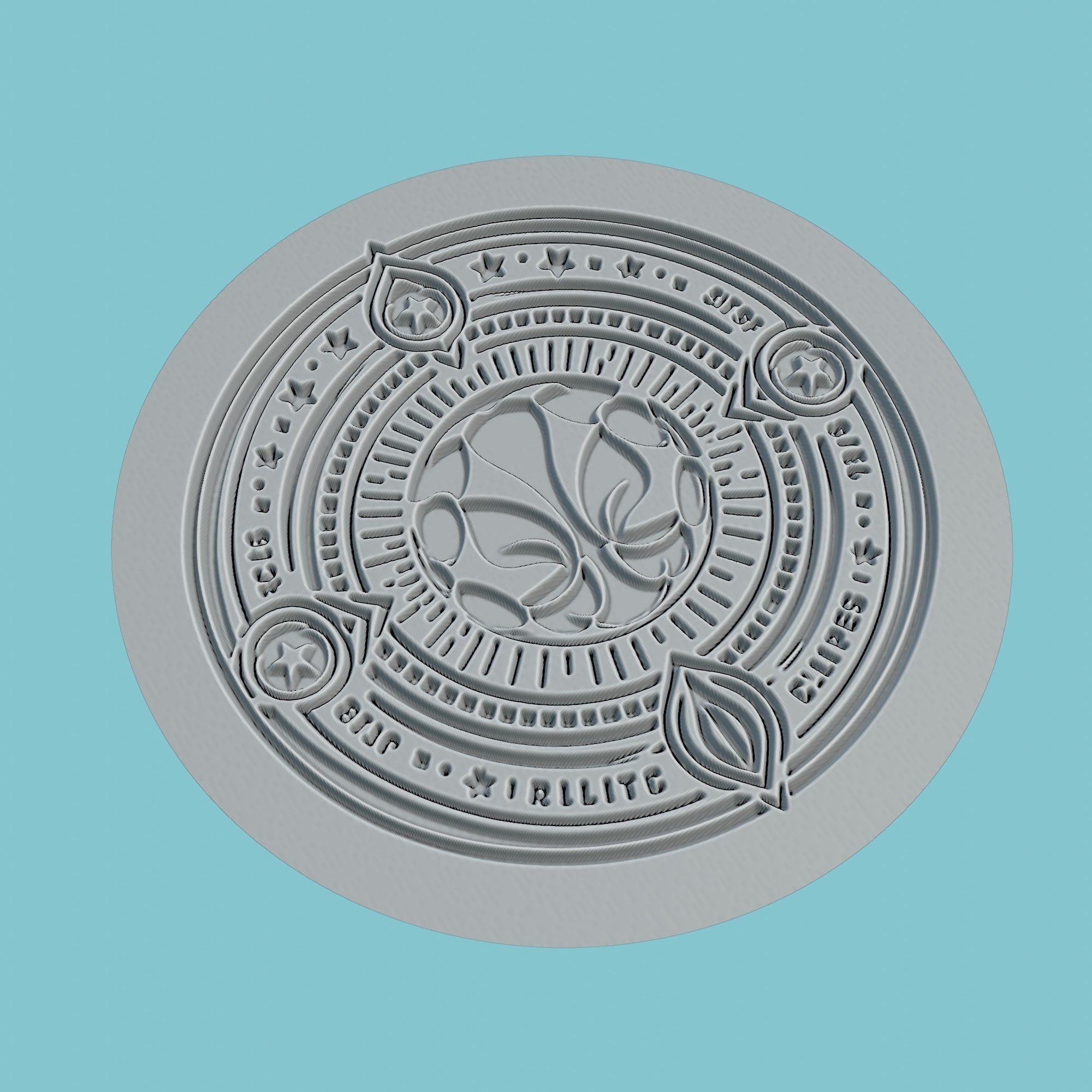 Sporting CP Medallion Football 3D print model_3