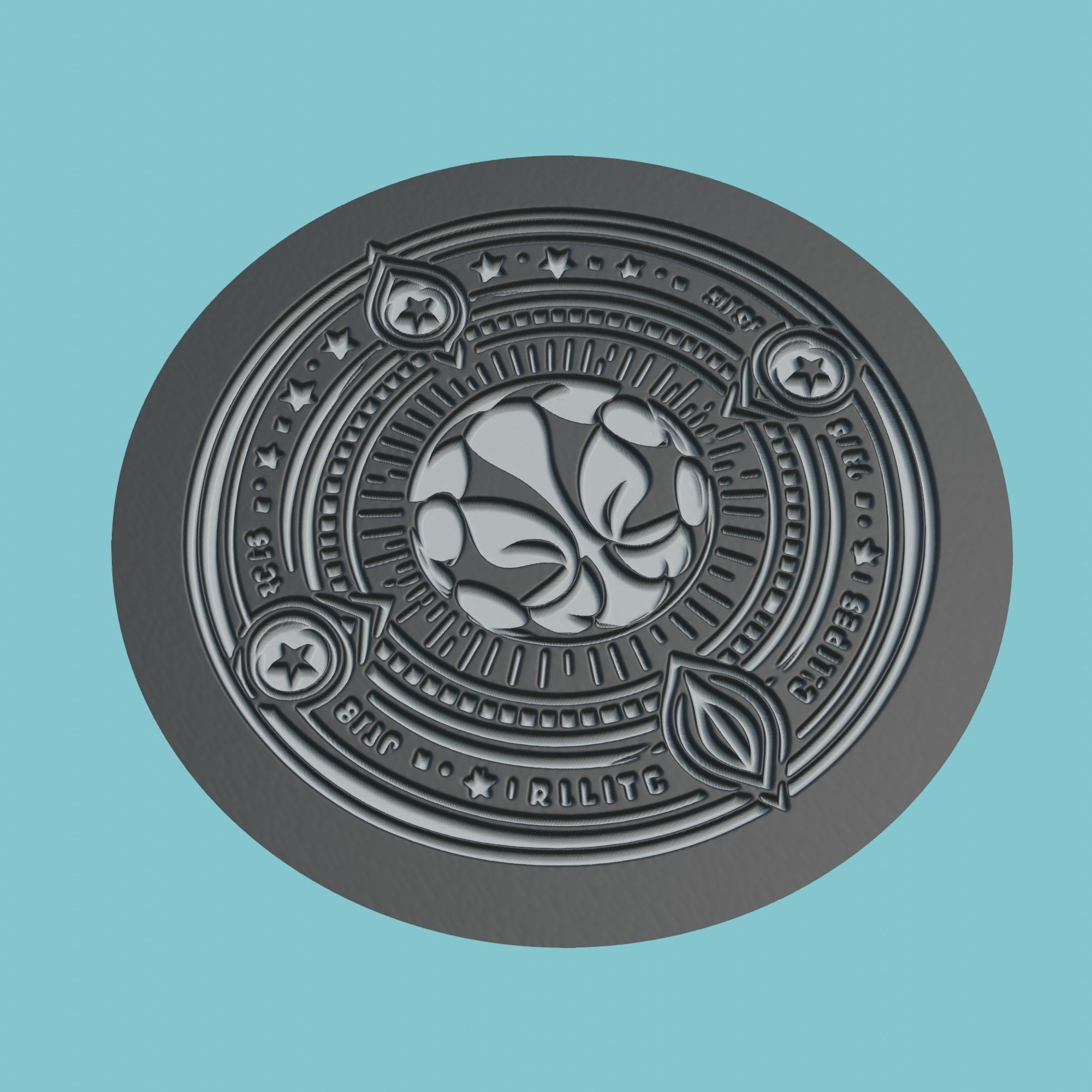 Sporting CP Medallion Football 3D print model_1