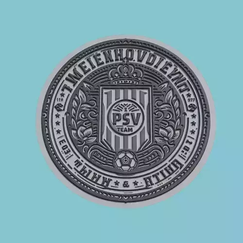 PSV Eindhoven Medallion Football 3D print model