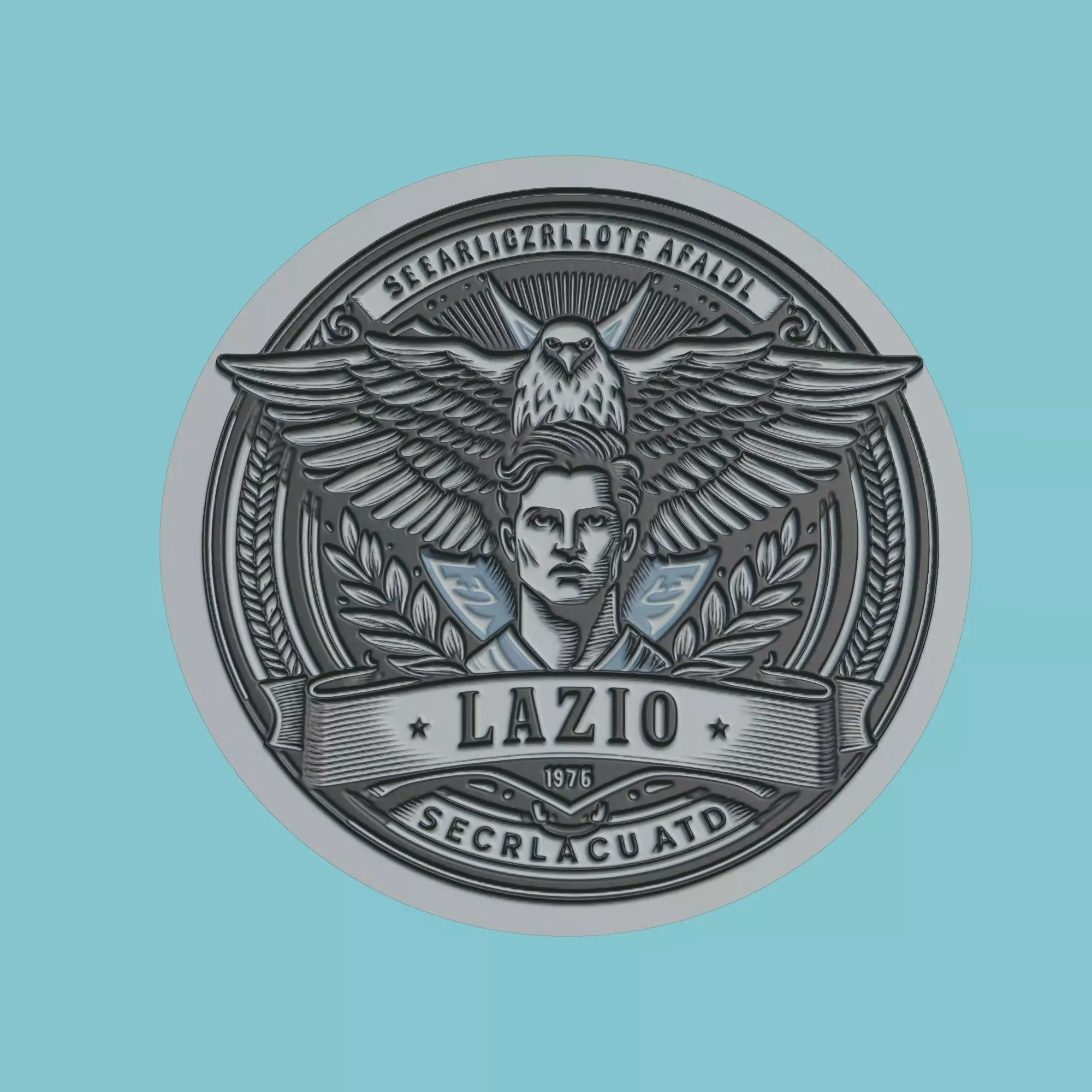 SS Lazio Medallion Football 3D print model