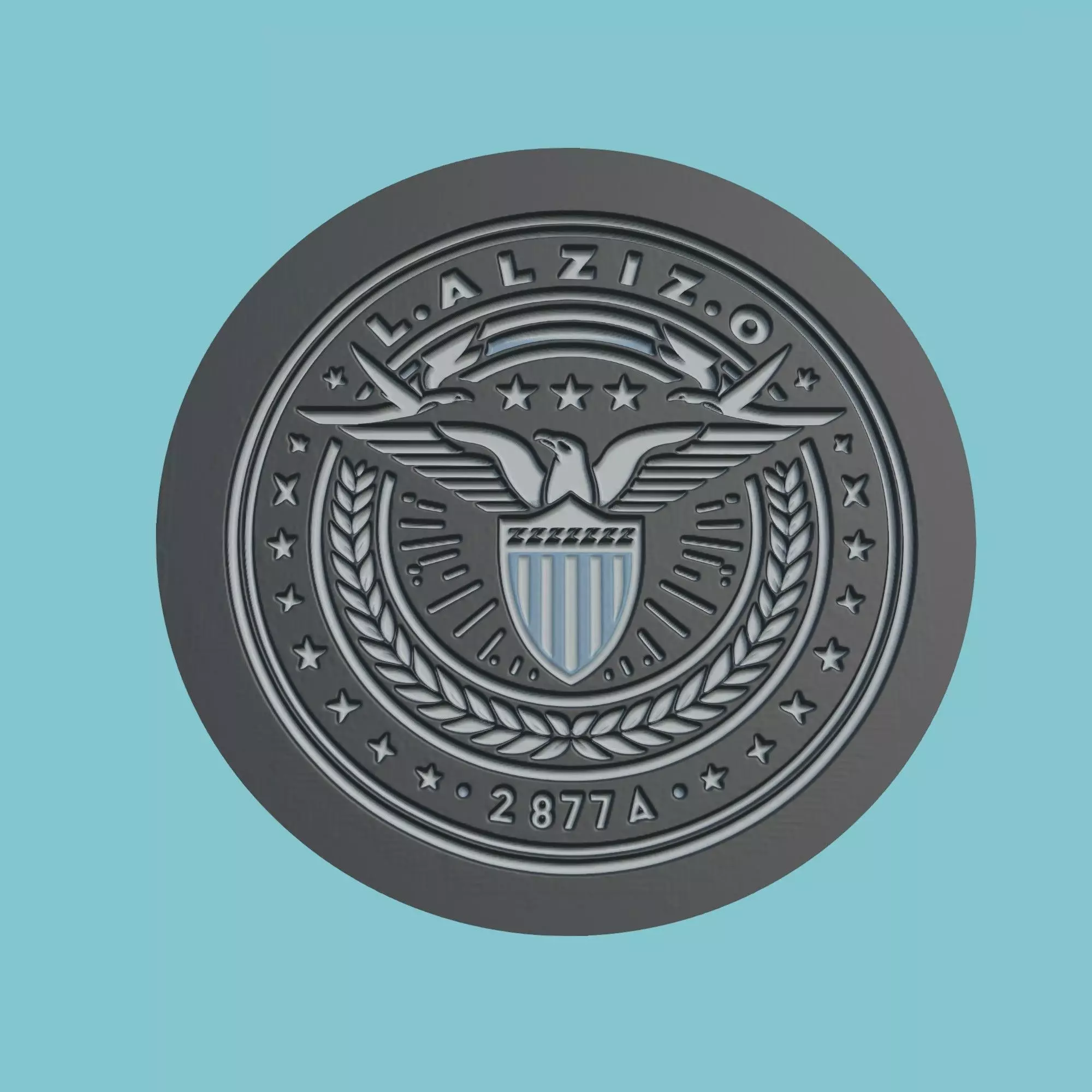 SS Lazio Medallion Football 3D print model