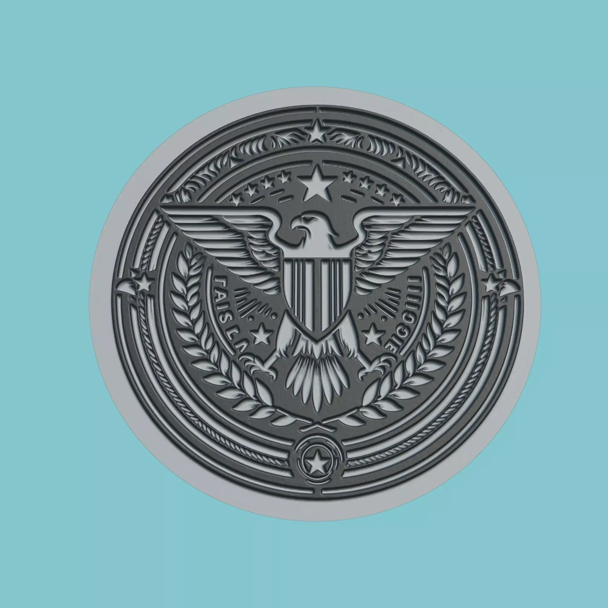 SS Lazio Medallion Football 3D print model_0