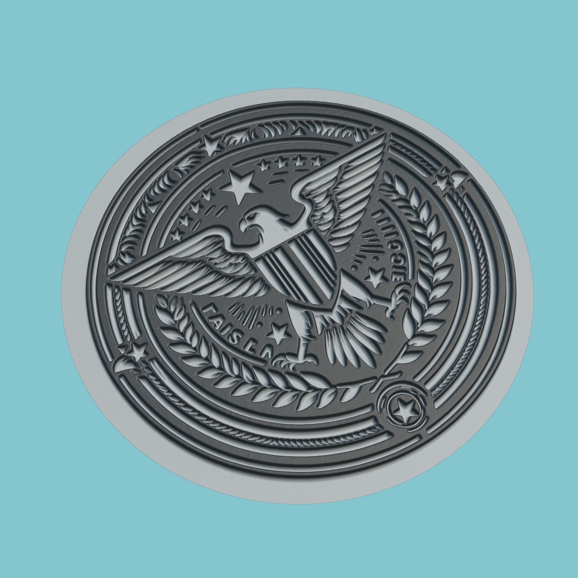 SS Lazio Medallion Football 3D print model_1