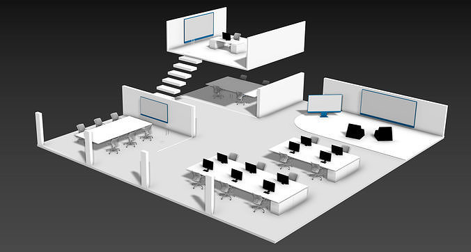 Showroom Plano 3D model