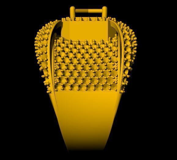 cocktail ring 3dm and stl file 3D print model_6