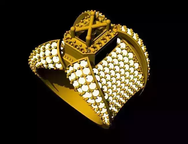 cocktail ring 3dm and stl file