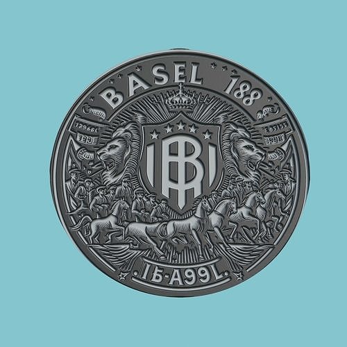 FC Basel 1893 Medallion Football 3D print model